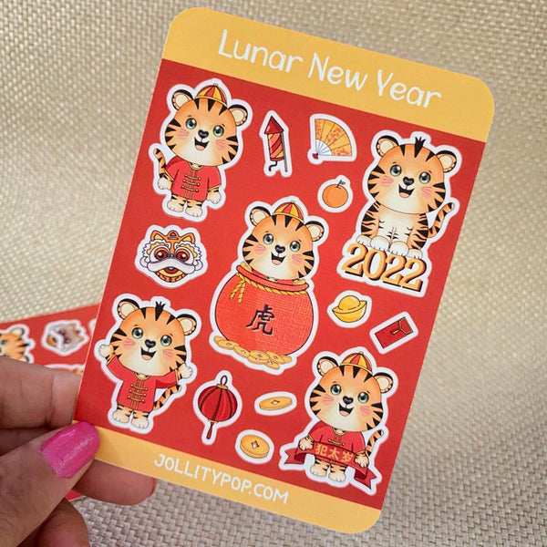 Lunar Year Sticker Sheet - JollityPop