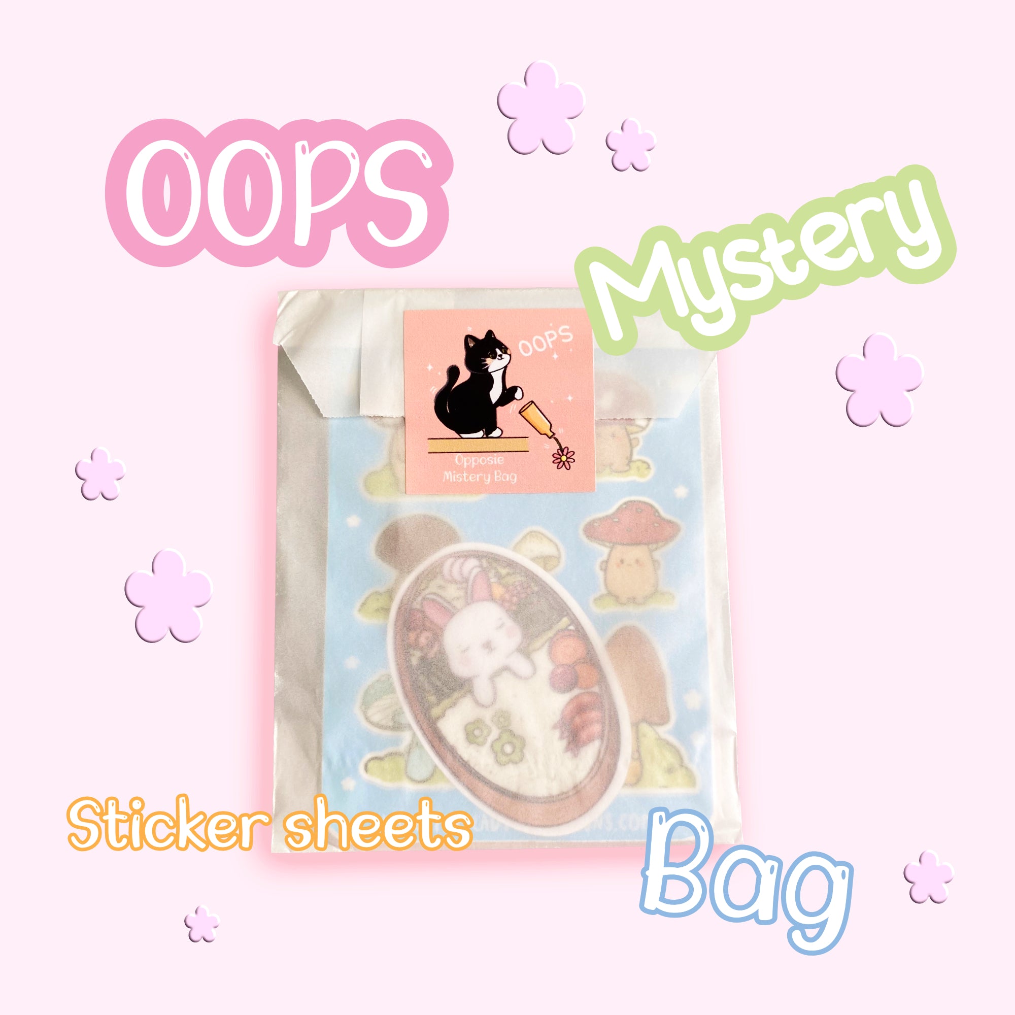 Oops Mystery Sticker Sheet Bag - JollityPop