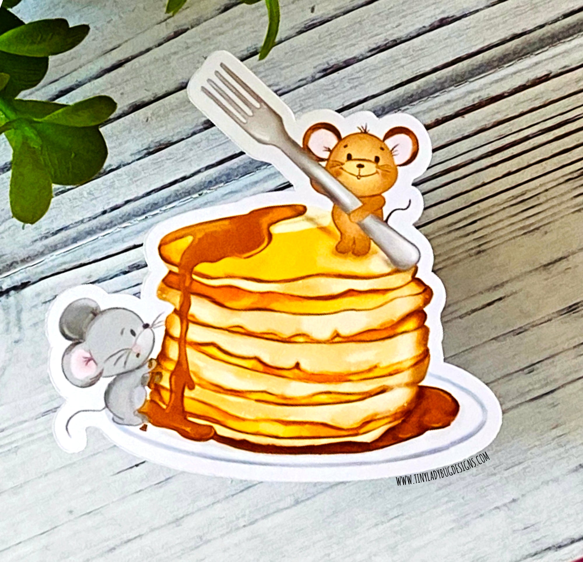 Mice and Pancakes Sticker - JollityPop