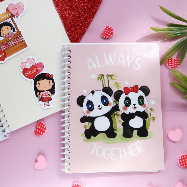 Panda Bears Reusable Sticker Book - JollityPop