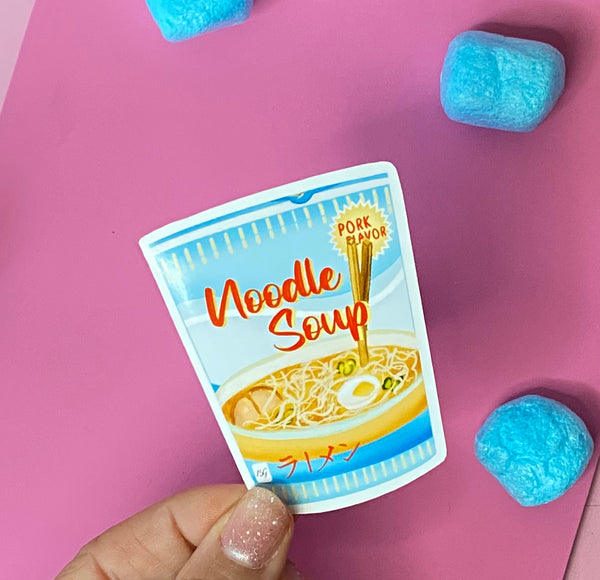 Noodle Soup Sticker - JollityPop