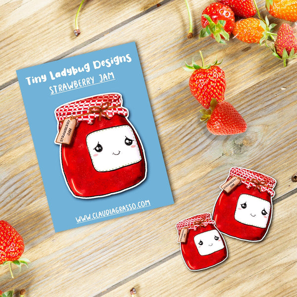 Strawberry Jam Sticker Pack - JollityPop