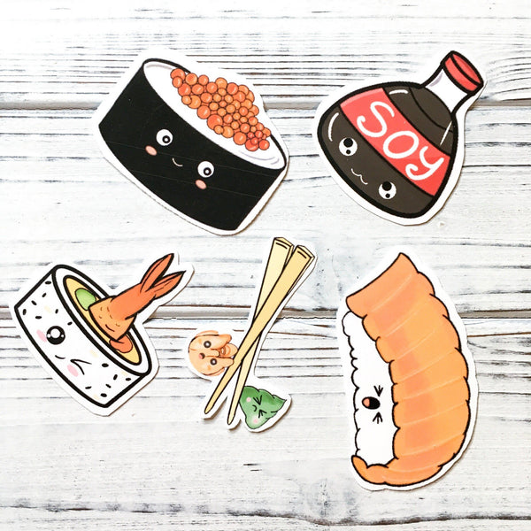 Sushi Sticker Pack - JollityPop