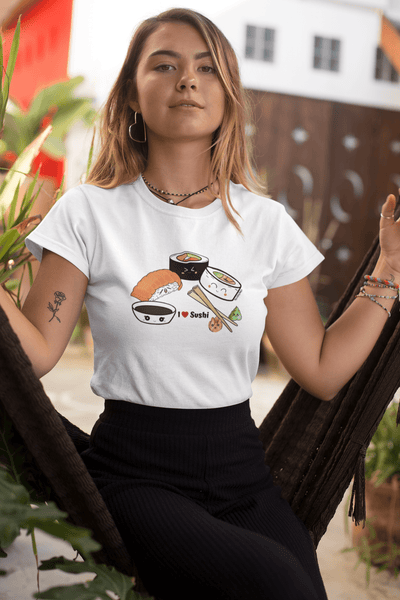 Kawaii Sushi T-Shirt - JollityPop