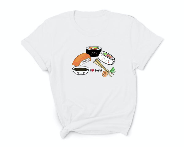 Kawaii Sushi T-Shirt - JollityPop