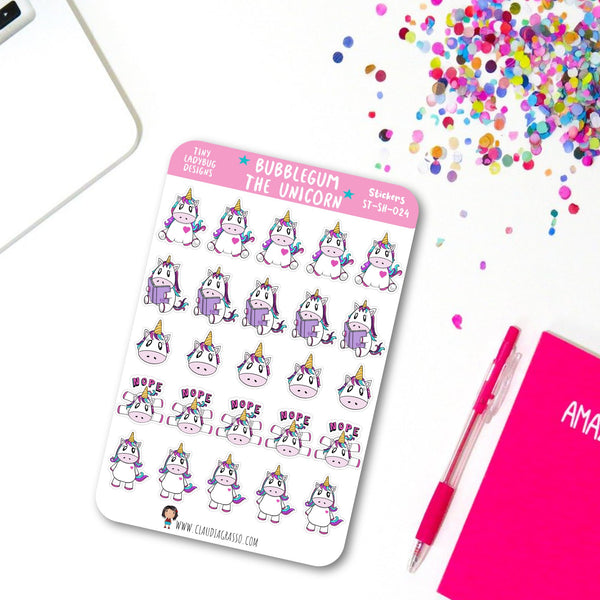 Unicorn Planner Sticker Sheet - JollityPop