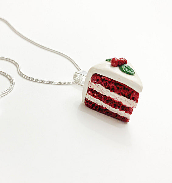 Polymer Clay Red Velvet Cake - JollityPop