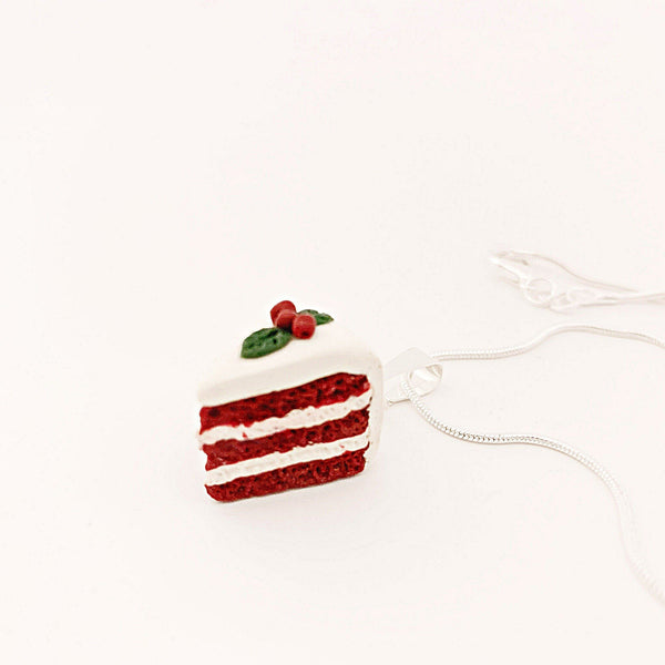 Polymer Clay Red Velvet Cake - JollityPop