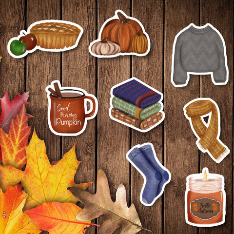 Cozy Autumn Sticker Pack - JollityPop