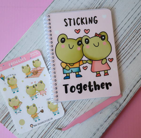 Froggies Reusable Sticker Book - JollityPop