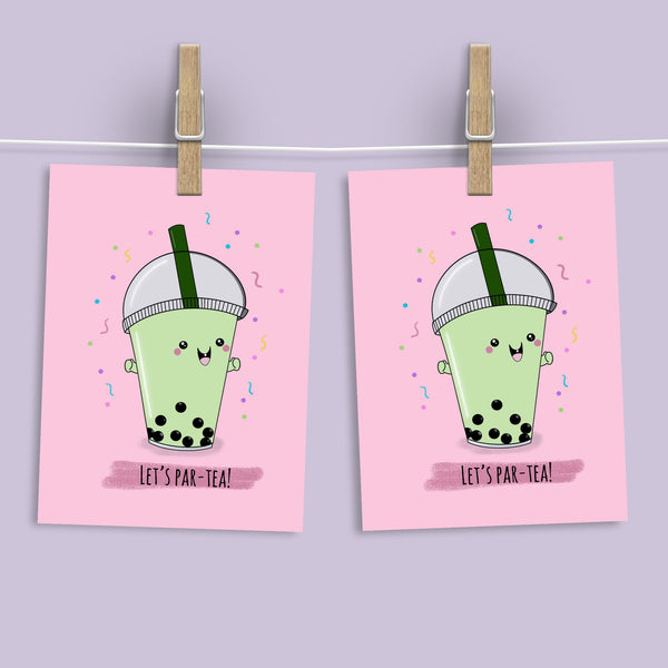 Bubble Tea Greeting Card - JollityPop