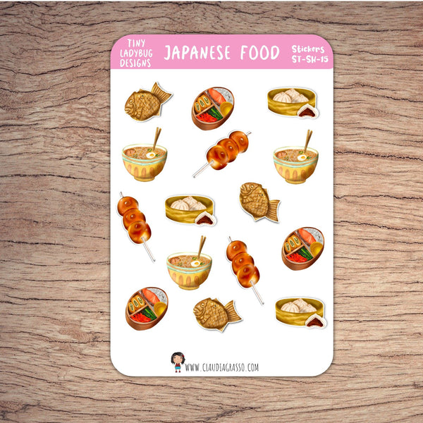 Japanese Food Sticker Sheet - JollityPop