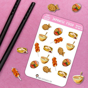 Japanese Food Sticker Sheet - JollityPop