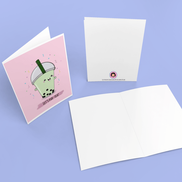 Bubble Tea Greeting Card - JollityPop