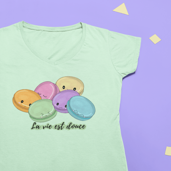 Kawaii Macaron T-Shirt - JollityPop