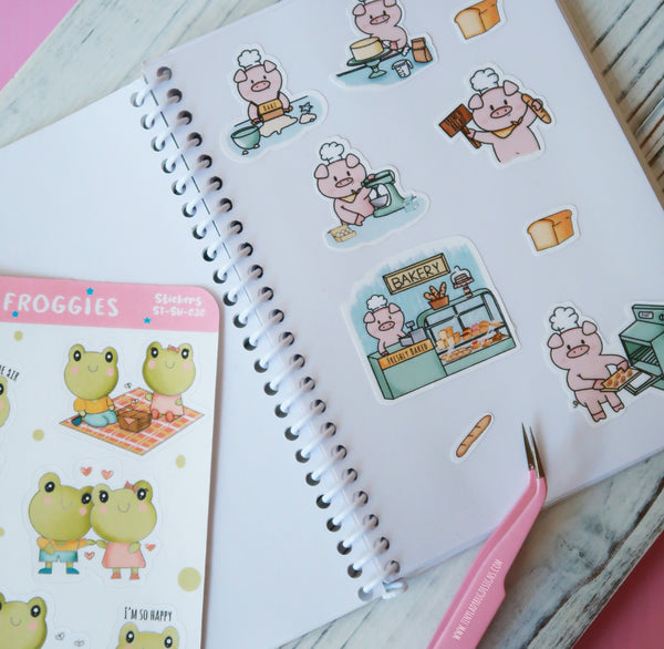 Froggies Reusable Sticker Book - JollityPop