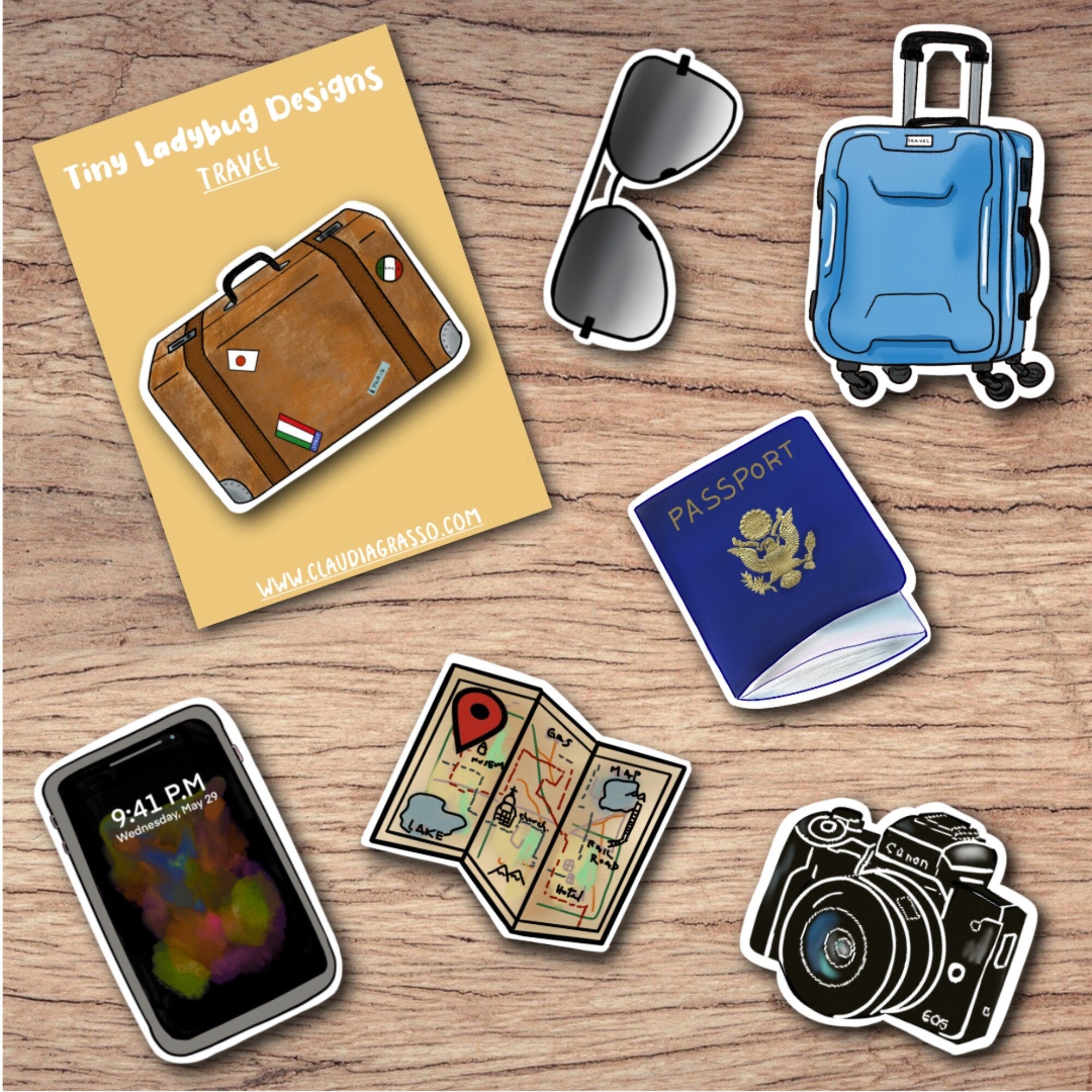 Travel Sticker Pack - JollityPop